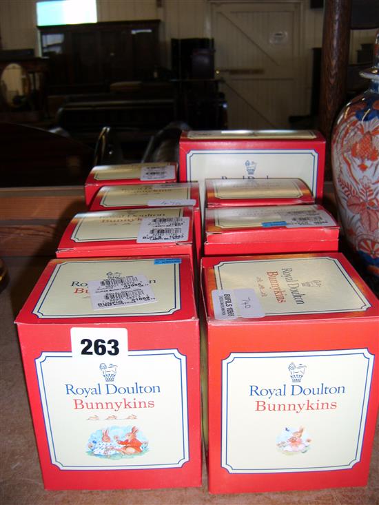 8 Royal Doulton Bunnykins